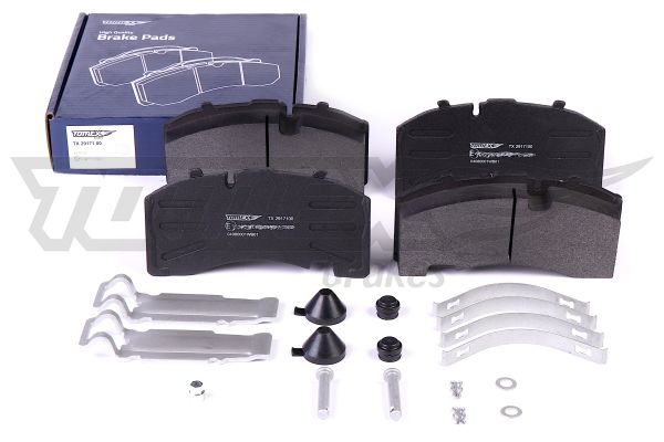 Sada brzdových platničiek kotúčovej brzdy TOMEX Brakes